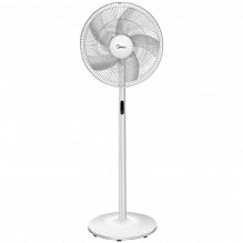 Stand fan, 48W, 40cm, 8 Speeds, 8H timer, LED display, electric control with remote, 3-in-1: Stand/ Table/ Table+Stand, 