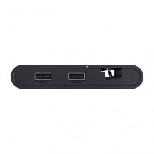 „Baseus Mate USB Type-C Hub Desktop Docking Station Pro“, skirta mobiliajam telefonui, PD, 100 W (juoda)