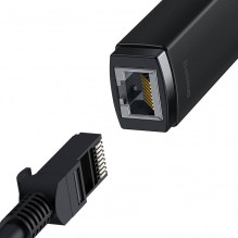 Tinklo adapteris Baseus Lite Series USB į RJ45 (juodas)