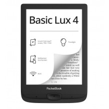 E-Reader POCKETBOOK Basic Lux 4 6" 1024x758 1xUSB-C Micro SD Wireless LAN Black PB618-P-WW