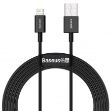 „Baseus Superior“ serijos kabelis iš USB į iP 2,4A 2 m (juodas)