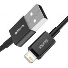 „Baseus Superior“ serijos kabelis iš USB į iP 2,4A 2 m (juodas)