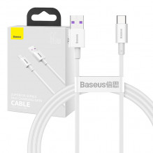 „Baseus Superior“ serijos kabelis iš USB į USB-C, 66 W, 1 m (baltas)