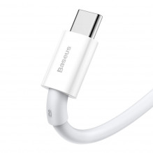 „Baseus Superior“ serijos kabelis iš USB į USB-C, 66 W, 1 m (baltas)