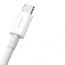 „Baseus Superior“ serijos kabelis iš USB į USB-C, 66 W, 1 m (baltas)