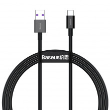 „Baseus Superior“ serijos kabelis iš USB į USB-C, 66 W, 1 m (juodas)