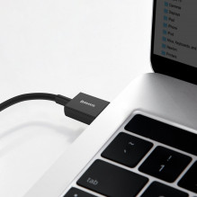 „Baseus Superior“ serijos kabelis iš USB į USB-C, 66 W, 1 m (juodas)