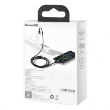 „Baseus Superior“ serijos kabelis iš USB į USB-C, 66 W, 1 m (juodas)