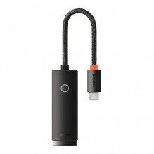 Tinklo adapteris Baseus Lite Series USB-C iki RJ45 (juodas)