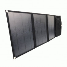Sulankstomas saulės įkroviklis XO XRYG-280-3 21W 2xUSB (juodas)