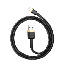 „Baseus Cafule“ kabelis USB Lightning 2A 3m (auksinis + juodas)