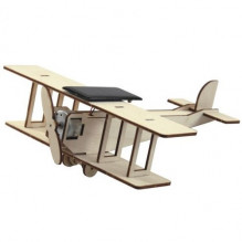 Solar Powered Toy "Biplane...