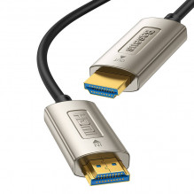 HDMI į HDMI Baseus didelės raiškos kabelis 10 m, 4K (juodas)