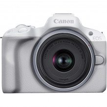 Canon EOS R50 + RF-S 18-45mm IS STM (White)