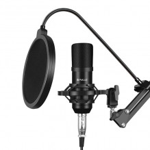 Kondensatorinis mikrofonas Puluz PU612B Studio Broadcast