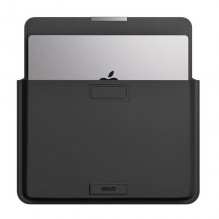 INVZI odinis dėklas / dangtelis su stovo funkcija, skirta MacBook Pro/ Air 15"/ 16" (juoda)