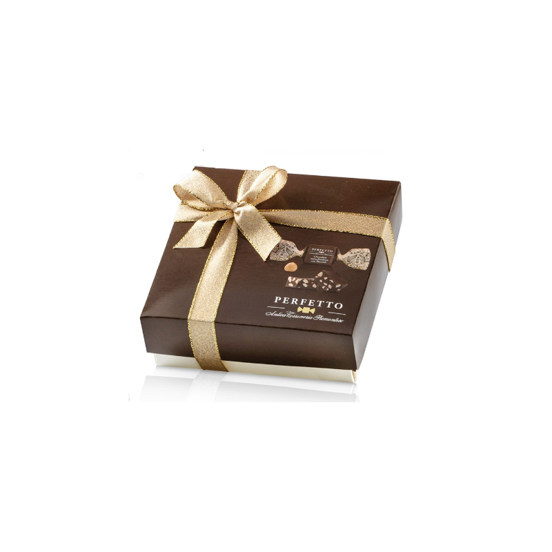 Šokoladinių saldainių dėžutė PERFETTO EXTRA FONDENTE CONFEZIONE COLORE 125g