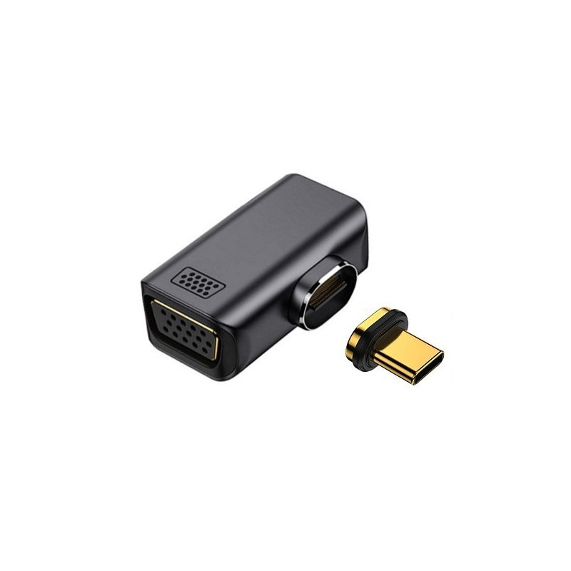 Magnetinis adapteris USB Type-C - VGA, 1080P, 60Hz