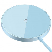 Magnetic Wireless Charger Baseus Simple Mini 3 15W (Blue)