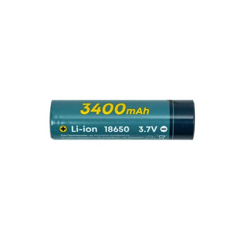 Battery 18650, 3.7V, 1C, 3400mAh