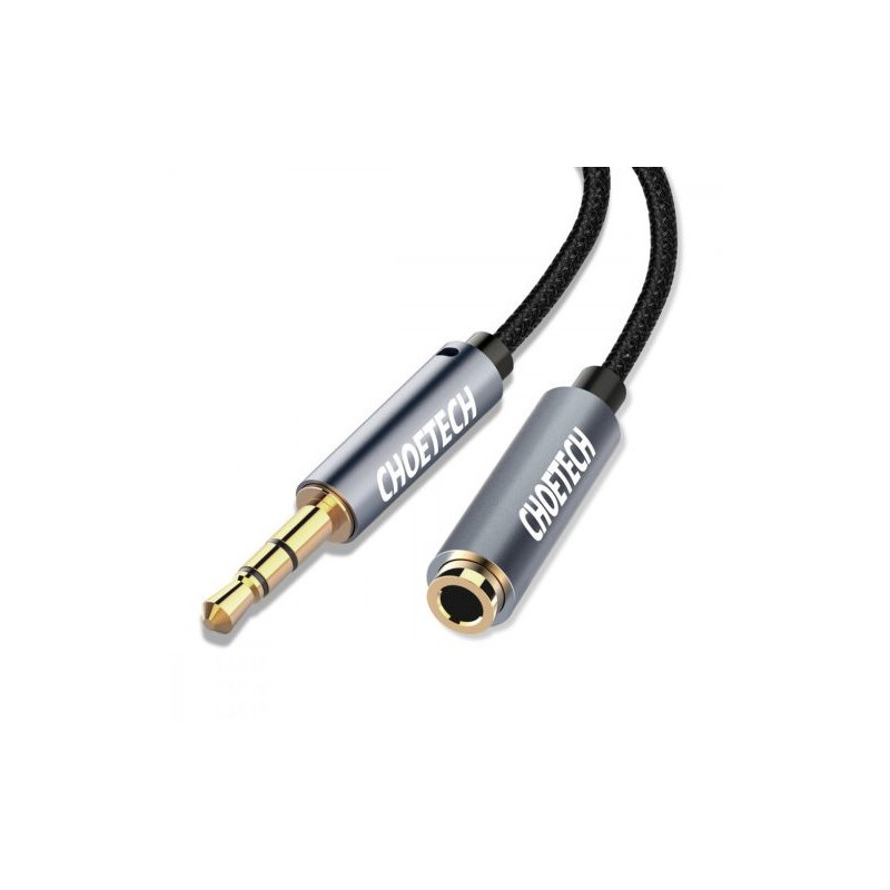 CHOETECH Audio Aux Cable 3.5mm, M-F, 2m