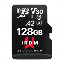 Atminties kortelė Goodram IRDM microSD 128GB + adapteris (IR-M2AA-1280R12)