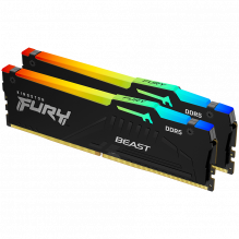 Kingston 32GB 6000MT/ s DDR5 CL36 DIMM (2 rinkinys) FURY Beast RGB EXPO, EAN: 740617330731