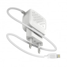 Charger Foneng EU25 USB-A 2-Port Charger 2.4A with Lightning cable (white)