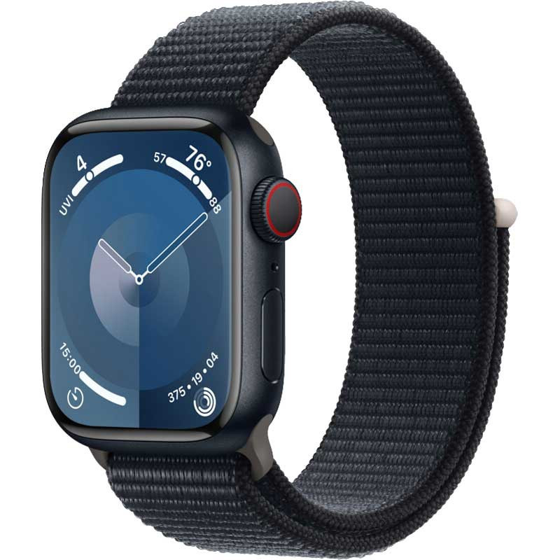 Išmanusis laikrodis Apple Watch 9 Alu Case Midnight 41mm sportinė apyrankė Midnight M/ L EU