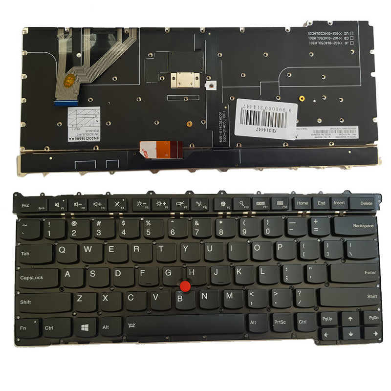 Keyboard Lenovo X1 Carbon Gen 3, US