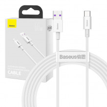 „Baseus Superior“ serijos kabelis iš USB į USB-C, 66 W, 2 m (baltas)