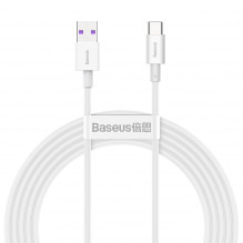 Baseus Superior Series Cable USB to USB-C, 66W, 2m (white)