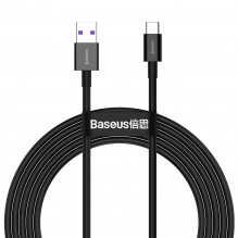 „Baseus Superior“ serijos kabelis iš USB į USB-C, 66 W, 2 m (juodas)