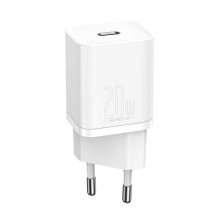 Baseus Super Si Quick Charger 1C 20W with USB-C cable for Lightning 1m (white)