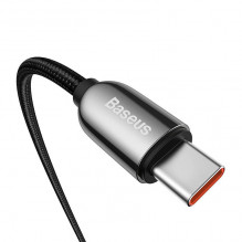 „Baseus“ ekrano kabelis nuo USB-C iki C tipo 100 W 1 m (juodas)