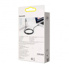 „Baseus“ ekrano kabelis nuo USB-C iki C tipo 100 W 1 m (juodas)