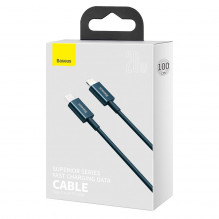 Baseus Superior Series Cable USB-C to iP, 20W, PD, 1m (blue)