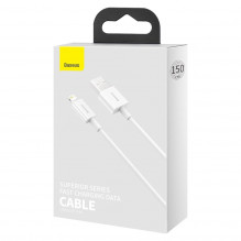 Baseus Superior Series Cable USB to Lightning 2.4A 1,5m (white)