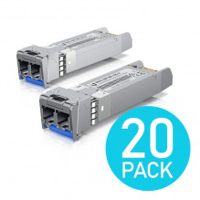 UBIQUITI Single-mode, duplex, fiber transceiver module, 20-pack (10 pairs)