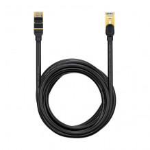 Baseus Ethernet RJ45, 10 Gbps, 10 m tinklo kabelis (juodas)