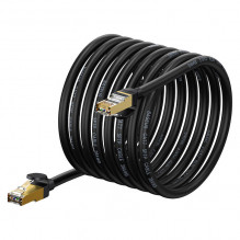 Baseus Ethernet RJ45, 10 Gbps, 10 m tinklo kabelis (juodas)