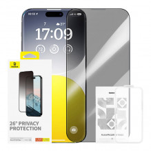 Privatumo apsauga grūdintas stiklas Baseus Diamond iPhone 15 Plus