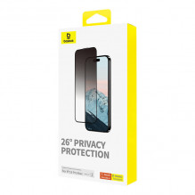 Privacy Protection Tempered Glass Baseus Diamond iPhone 15 Pro Max