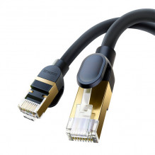 Tinklo kabelis Cat.8 Baseus Ethernet RJ45, 40Gbps, 15m (juodas)