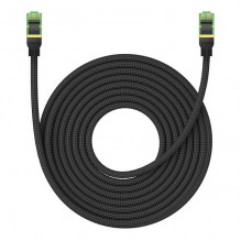 Braided network cable cat.8 Baseus Ethernet RJ45, 40Gbps, 10m (black)