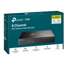 TP-LINK VIGI 8 kanalų PoE+ (53 W) tinklo vaizdo įrašymo įrenginys