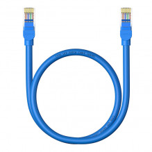 Round Cable Baseus Ethernet RJ45, Cat.6, 0,5m (blue)