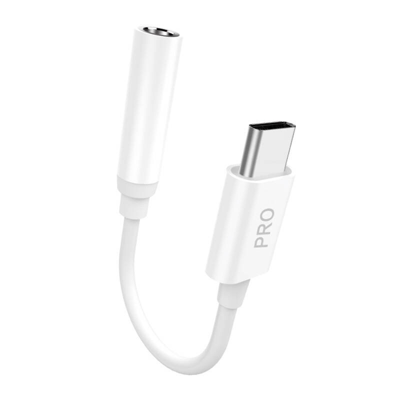 Dudao L16CPro USB-C adapteris prie 0,1 m lizdo (baltas)