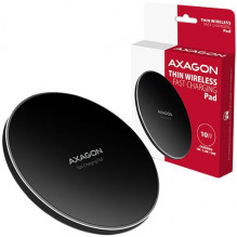 AXAGON WDC-P10T thin Wireless Fast Charging Pad, Qi 5/ 7.5/ 10W, micro USB