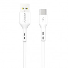 Foneng X36 USB į USB-C laidas, 2,4 A, 1 m (balta)